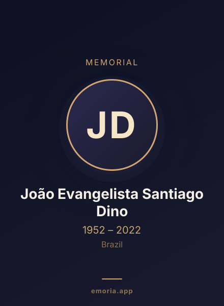 Memorial portrait of João Evangelista Santiago Dino
