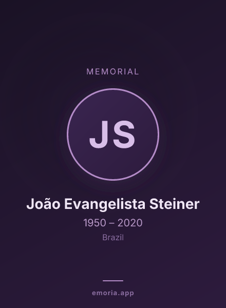 Memorial portrait of João Evangelista Steiner