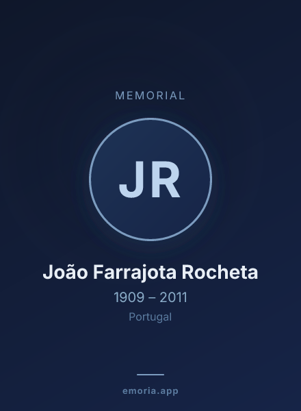 Memorial portrait of João Farrajota Rocheta