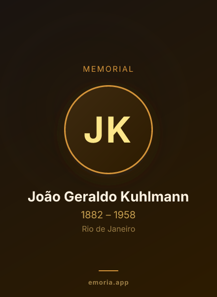 Memorial portrait of João Geraldo Kuhlmann