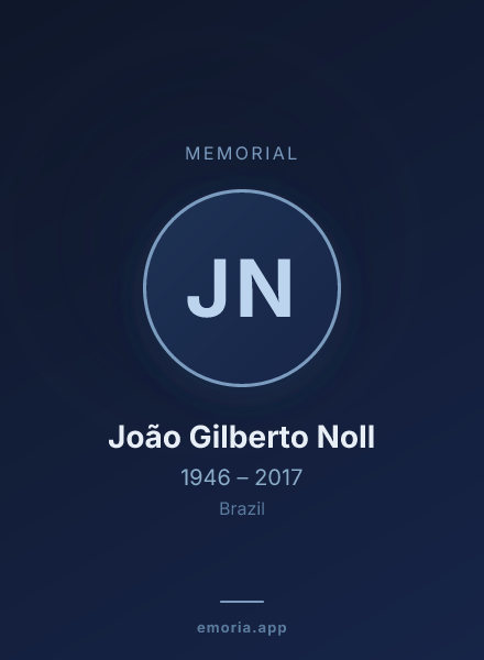 Memorial portrait of João Gilberto Noll