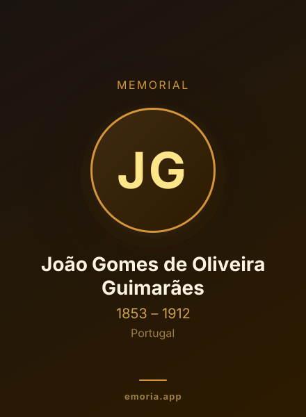 Memorial portrait of João Gomes de Oliveira Guimarães