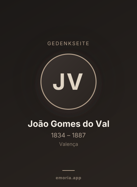 Gedenkportrait von João Gomes do Val