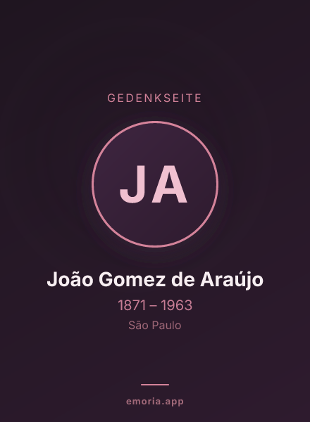 Gedenkportrait von João Gomez de Araújo