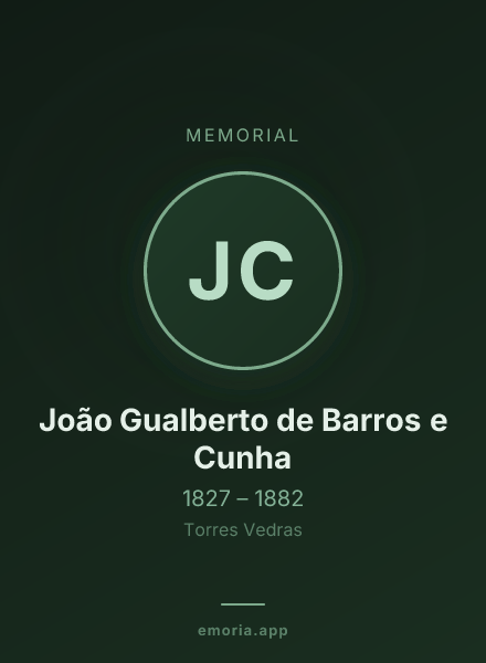 Memorial portrait of João Gualberto de Barros e Cunha