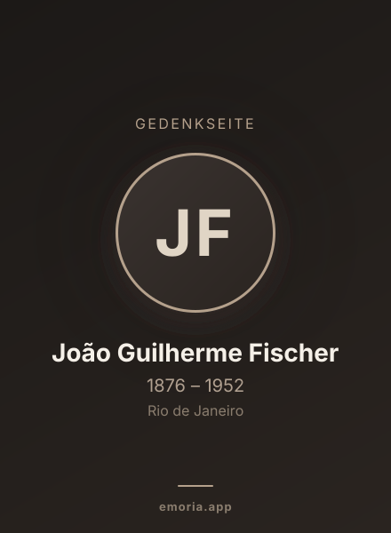 Gedenkportrait von João Guilherme Fischer