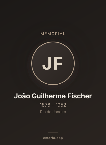 Memorial portrait of João Guilherme Fischer