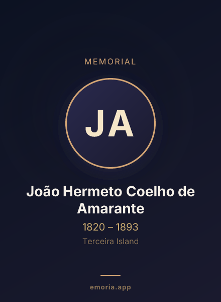 Memorial portrait of João Hermeto Coelho de Amarante