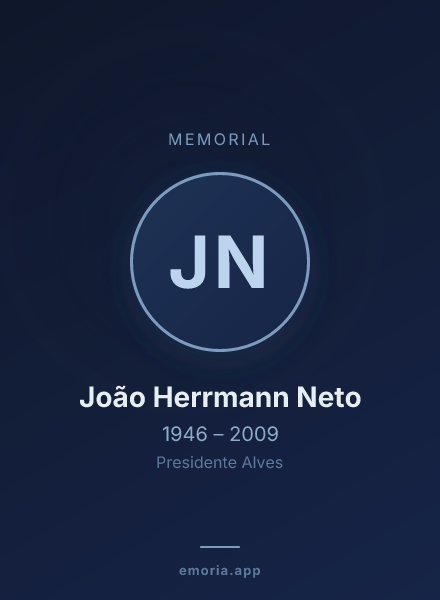 Memorial portrait of João Herrmann Neto