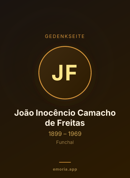 Gedenkportrait von João Inocêncio Camacho de Freitas