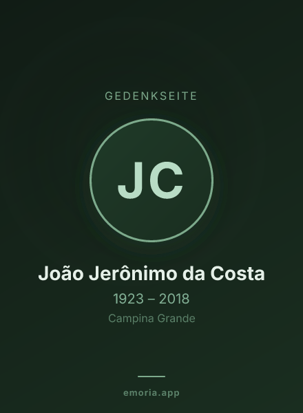 Gedenkportrait von João Jerônimo da Costa