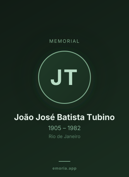 Memorial portrait of João José Batista Tubino