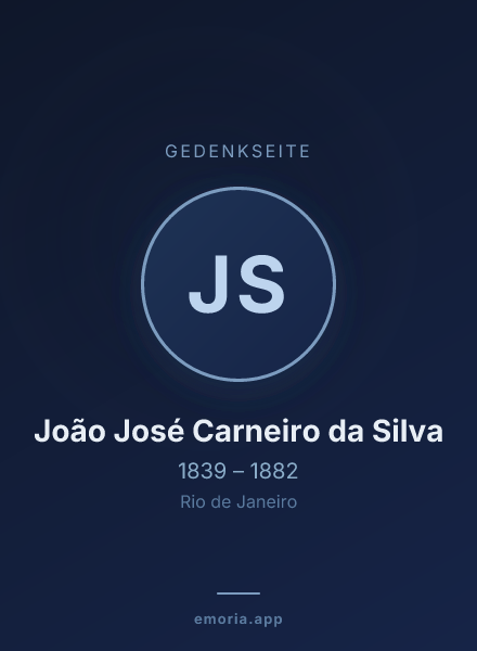 Gedenkportrait von João José Carneiro da Silva