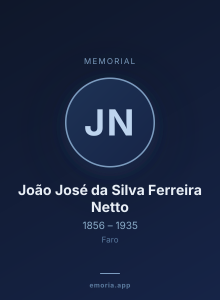 Memorial portrait of João José da Silva Ferreira Netto