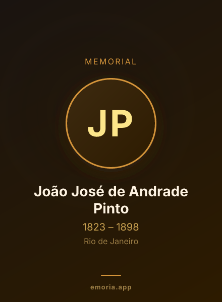 Memorial portrait of João José de Andrade Pinto