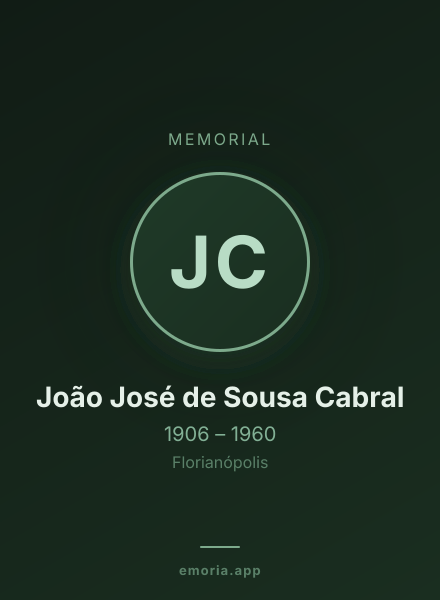 Memorial portrait of João José de Sousa Cabral