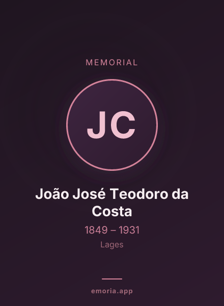 Memorial portrait of João José Teodoro da Costa