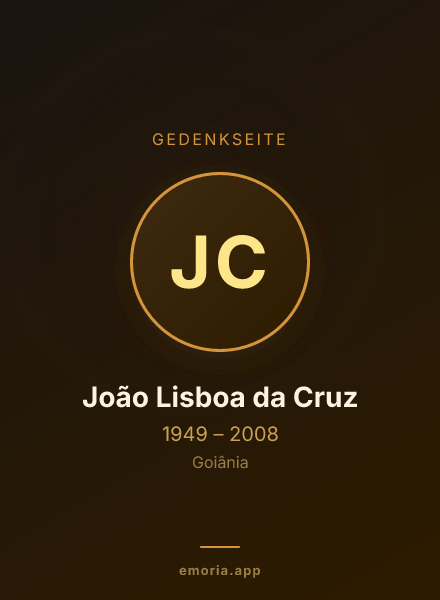 Gedenkportrait von João Lisboa da Cruz