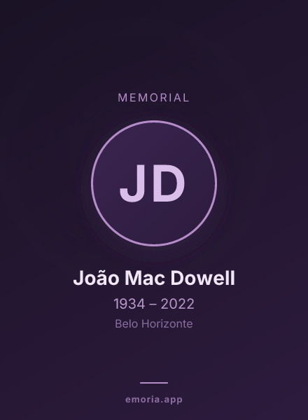 Memorial portrait of João Mac Dowell