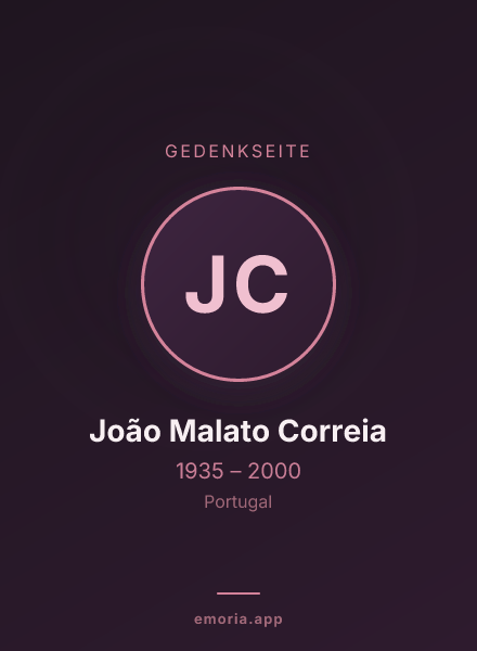 Gedenkportrait von João Malato Correia