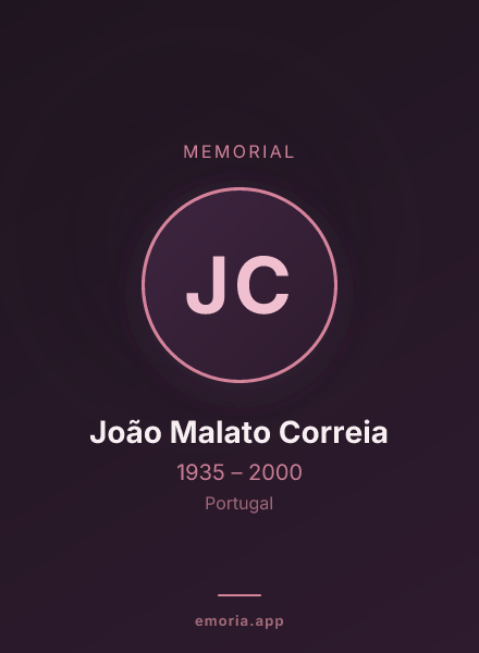 Memorial portrait of João Malato Correia