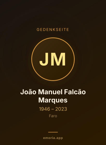 Gedenkportrait von João Manuel Falcão Marques
