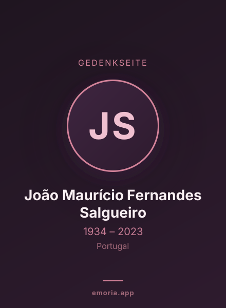 Gedenkportrait von João Maurício Fernandes Salgueiro