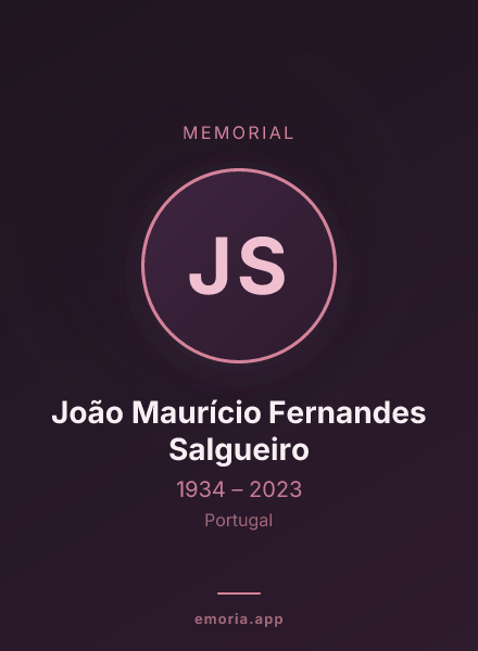 Memorial portrait of João Maurício Fernandes Salgueiro
