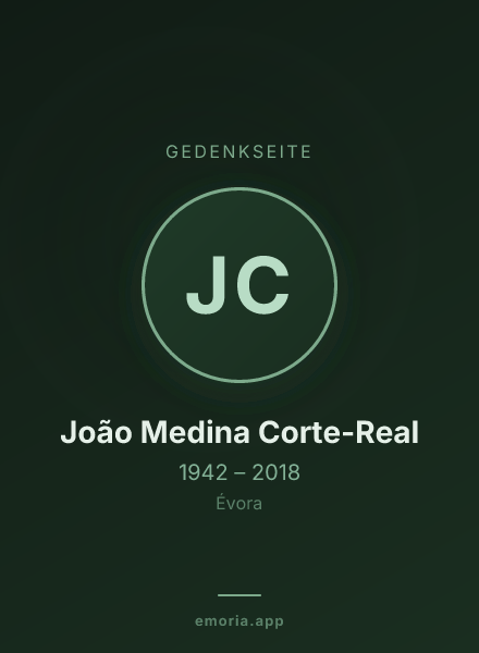 Gedenkportrait von João Medina Corte-Real