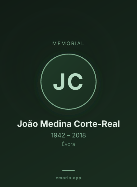 Memorial portrait of João Medina Corte-Real