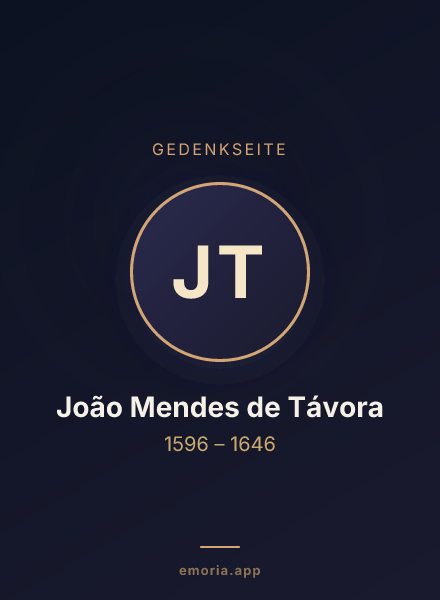 Gedenkportrait von João Mendes de Távora