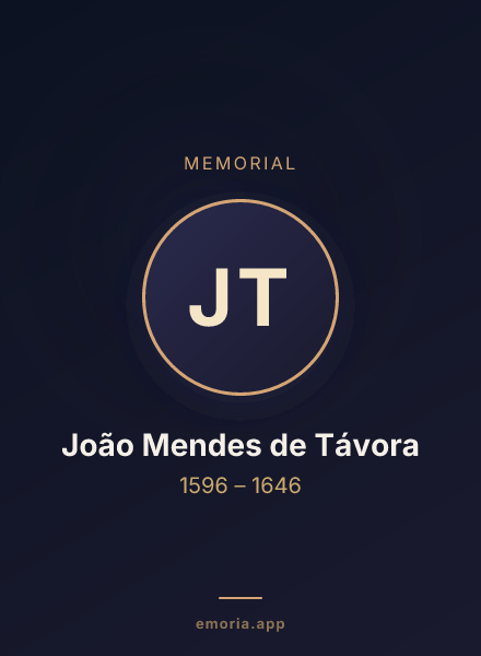 Memorial portrait of João Mendes de Távora