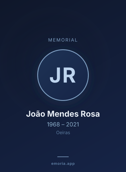 Memorial portrait of João Mendes Rosa