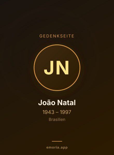 Gedenkportrait von João Natal