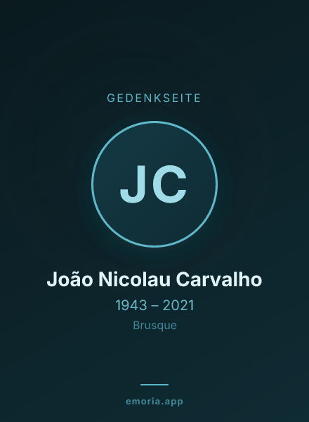 Gedenkportrait von João Nicolau Carvalho