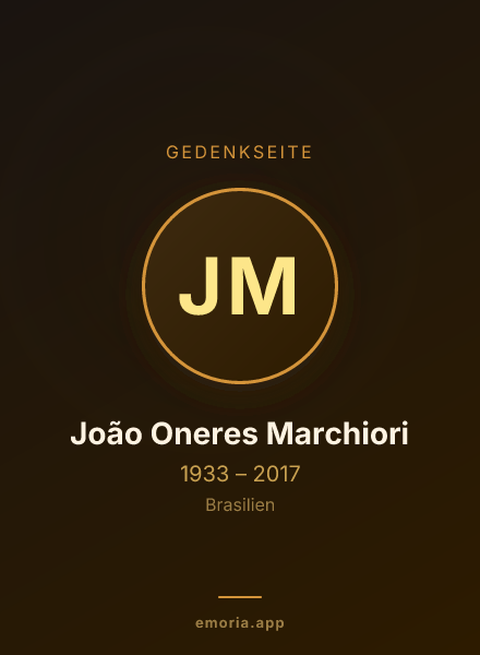Gedenkportrait von João Oneres Marchiori
