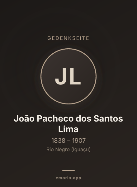 Gedenkportrait von João Pacheco dos Santos Lima
