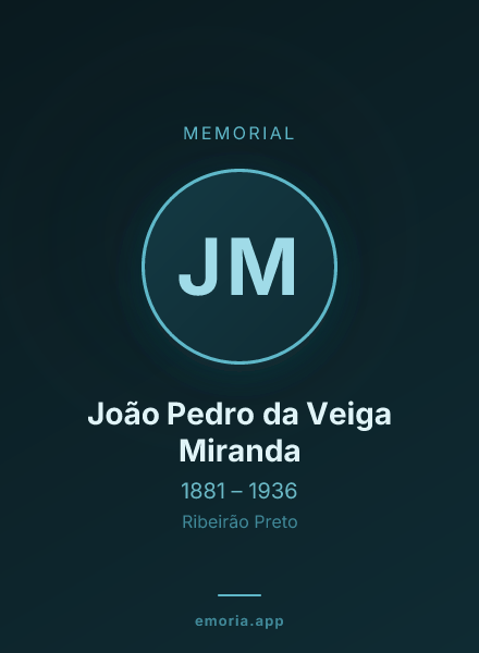 Memorial portrait of João Pedro da Veiga Miranda