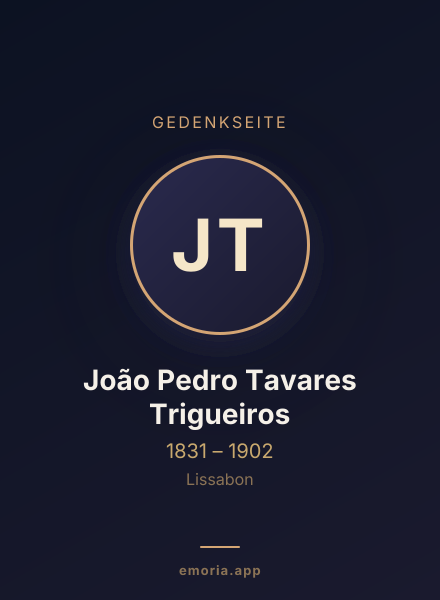 Gedenkportrait von João Pedro Tavares Trigueiros