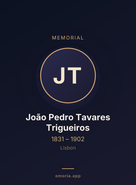 Memorial portrait of João Pedro Tavares Trigueiros