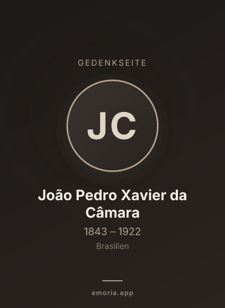 Gedenkportrait von João Pedro Xavier da Câmara