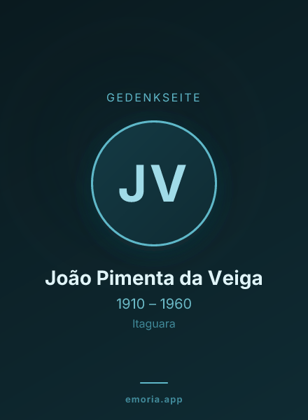 Gedenkportrait von João Pimenta da Veiga
