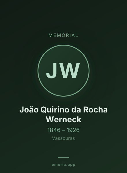 Memorial portrait of João Quirino da Rocha Werneck