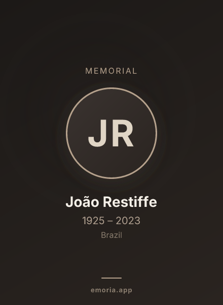 Memorial portrait of João Restiffe