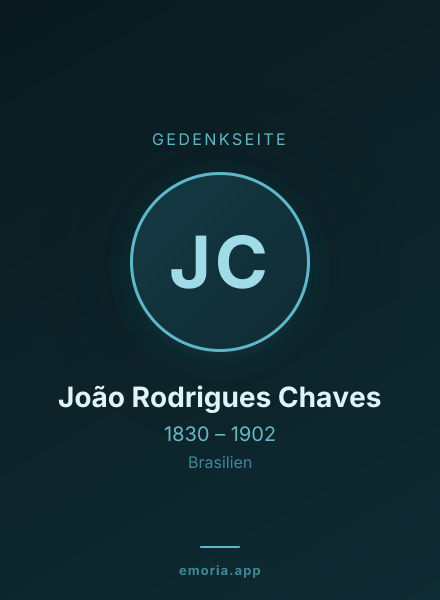 Gedenkportrait von João Rodrigues Chaves