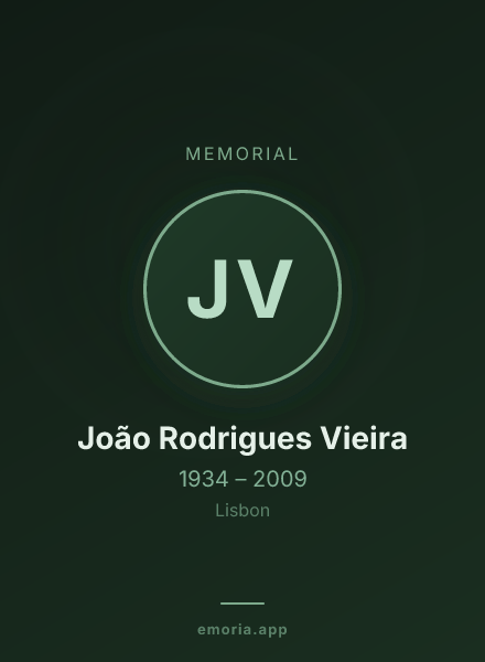 Memorial portrait of João Rodrigues Vieira