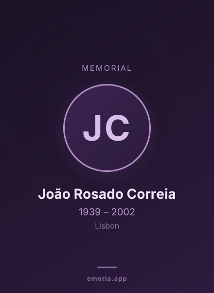 Memorial portrait of João Rosado Correia