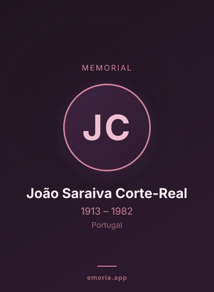Memorial portrait of João Saraiva Corte-Real