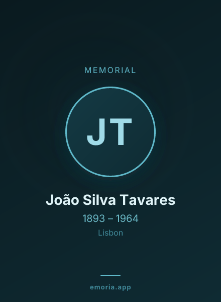 Memorial portrait of João Silva Tavares