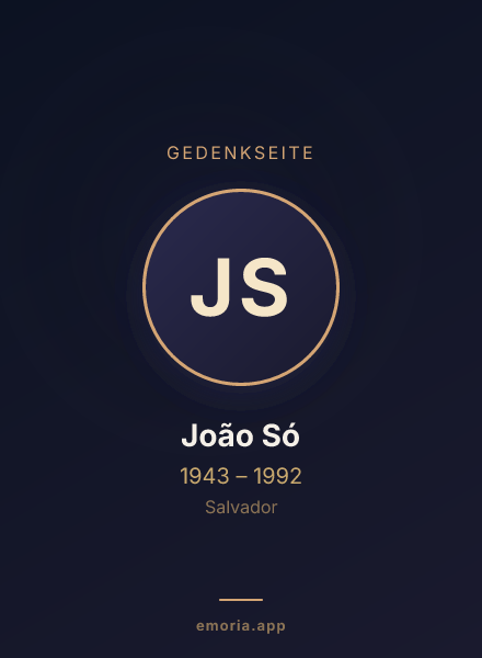 Gedenkportrait von João Só